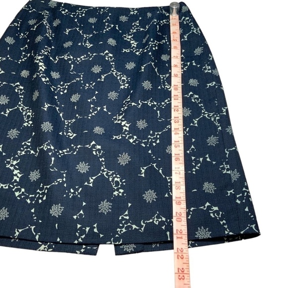 ANN TAYLOR LOFT Silk / Cotton Blend Fully Lined A-Line Knee Length Skirt US Sz 4 - Picture 6 of 8